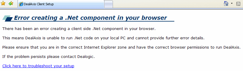 Components signed with authenticode not set